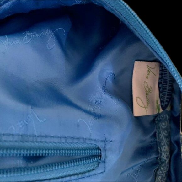 Vera Bradley Campus Tech Backpack in the retired Doodle Daisy pattern - Picture 4 of 6